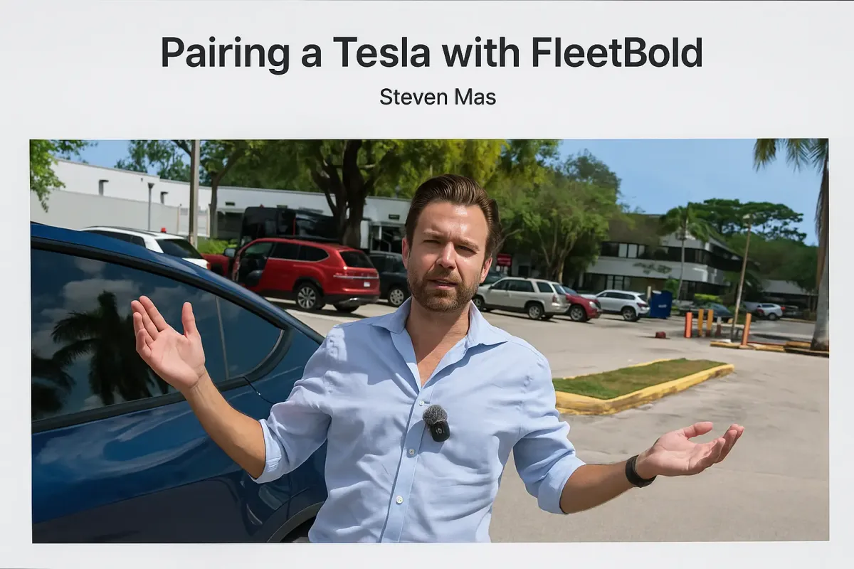 Don’t Know How to Pair Your Teslas with FleetBold? Watch This Step-by-Step Video