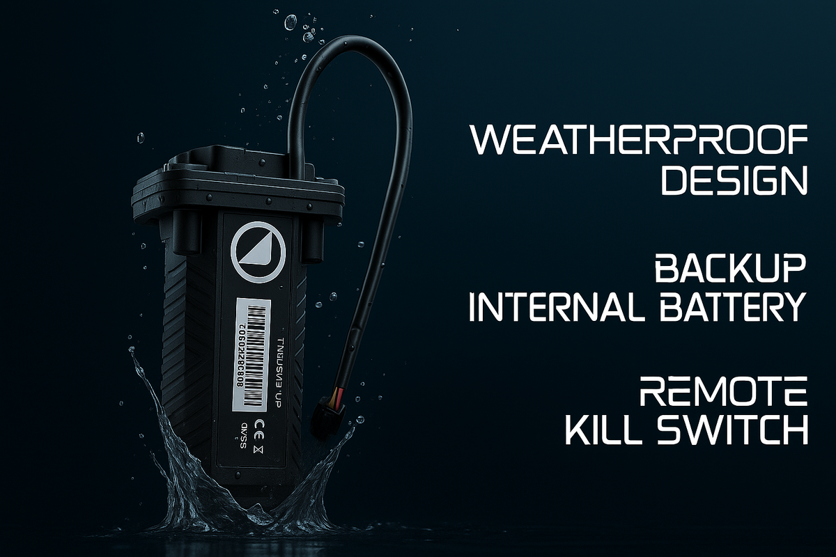 Waterproof 4G LTE Tracker with Kill Switch & Backup Battery for Turo Hosts and Fleets Operators