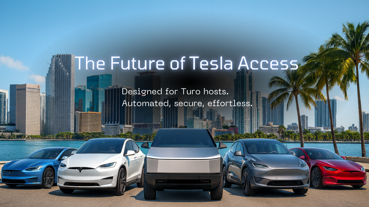 Why Every Turo Host With a Tesla Needs FleetBold’s Dynamic Smart Key System